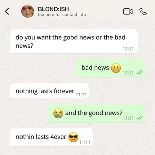 دانلود آهنگ nothin lasts 4ever از Blond:ish