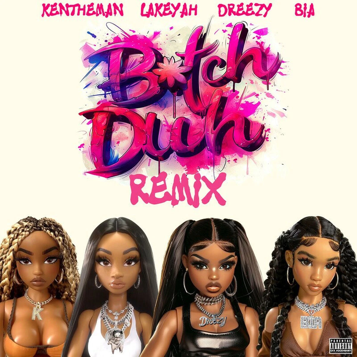 دانلود آهنگ Bitch Duh (Remix) از Lakeyah
