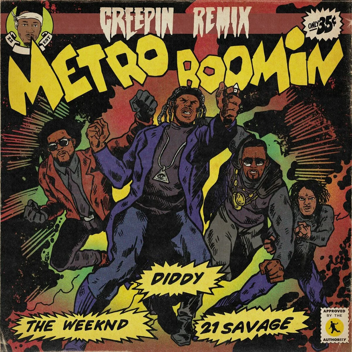 دانلود آهنگ Creepin' (Remix) از Metro Boomin