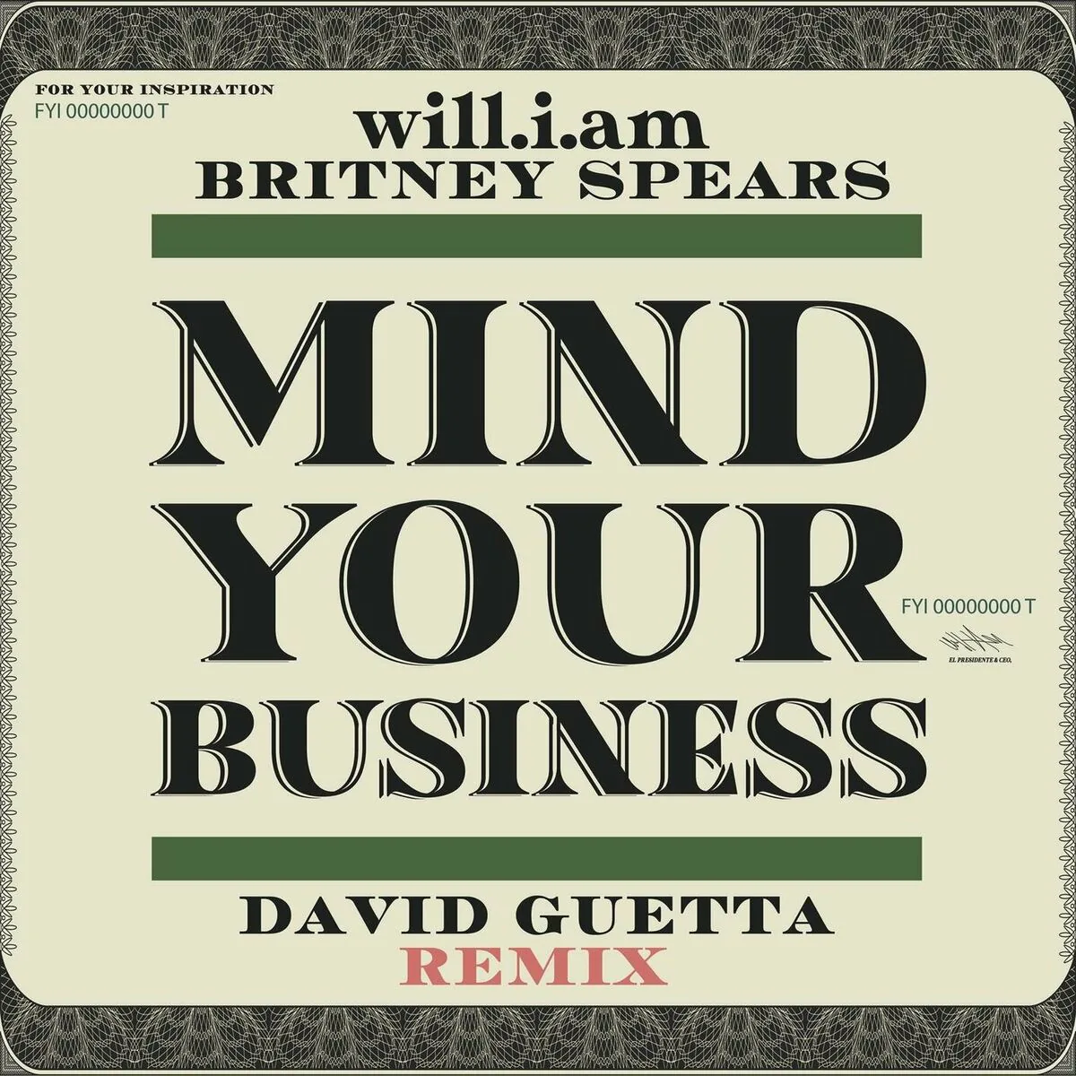 دانلود آهنگ MIND YOUR BUSINESS (David Guetta Remix) از Britney Spears & David Guetta & will.i.am