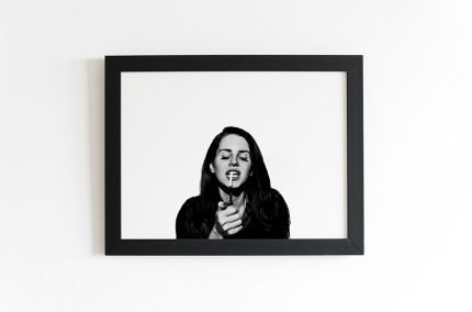 تابلو شاسی لانا دل ری طرح سیگار