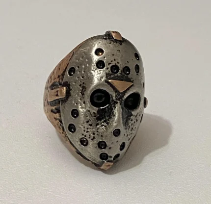 انگشتر امینم طرح Jason Mask نقره ای